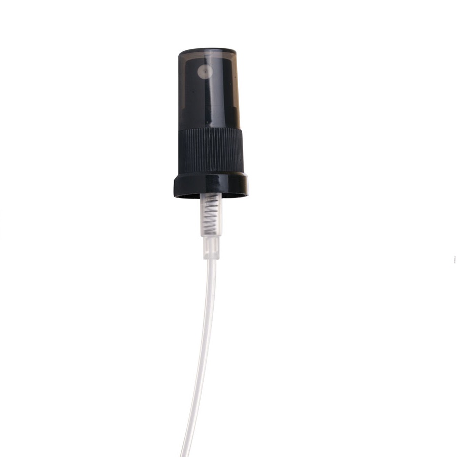 Spray head for glass bottles